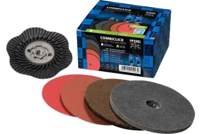 Sada COMBICLICK CC-SET 115 M14 F průměr 115mm M14 F pro jemné opracování úhlovou bruskou (PF4007220419939)