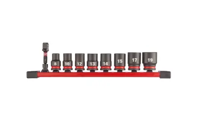 Průmyslové nástrčné hlavice 3/8" 6hranné 8 ÷ 19 mm Milwaukee 4932480454 Sada STD Impact (9 dílů) (MI4932480454)