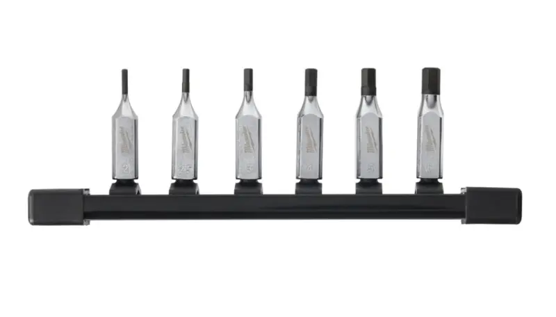 Šroubovací bity 1/4" Hex 2 ÷ 6 mm Milwaukee 4932480566 na kolejnici (Sada 6 dílů) (MI4932480566)