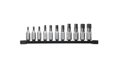 Šroubovací bity 3/8" Hex 4 ÷ 14 mm Milwaukee 4932480567 na kolejnici (Sada 11 dílů) (MI4932480567)
