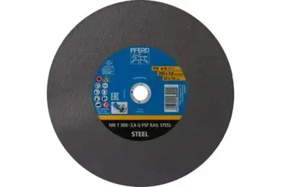 Řezací kotouč Pferd 100 T 300-3,8 Q PSF RAIL STEEL/22,23 pro železniční koleje (PF4007220434451)