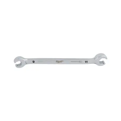 Oboustranný polootevřený plochý klíč Milwaukee 9 mm x 11 mm, 4932480575