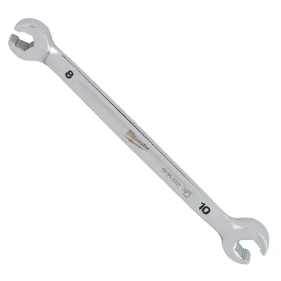 Oboustranný polootevřený plochý klíč Milwaukee 8 mm x 10 mm, 4932480626