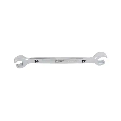 Oboustranný polootevřený plochý klíč Milwaukee 14 mm x 17 mm, 4932480630