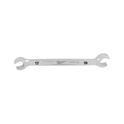 Oboustranný polootevřený plochý klíč Milwaukee 17 mm x 19 mm, 4932480631