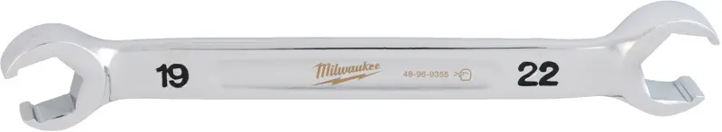 Očkový otevřený klíč Milwaukee 19 x 22 mm, 4932480632 (MI4932480632)