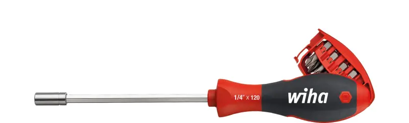 WIHA SB 3809-8 KLAPPMAGAZINER, 8tlg. Schlitz,PH,PZ (WIHA33007)