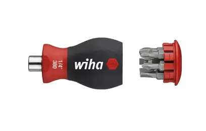 Šroubovák Stubby 1/4" Multitool 3801 se zásobníkem bitů (Sada 7 dílů) (WIHA33736)