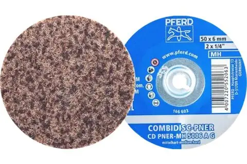 Lisované netkané kotouče COMBIDISC pr. 50 mm Pferd CD PNER-MH 5006 A G pro konečnou úpravu (PF4007220491973)