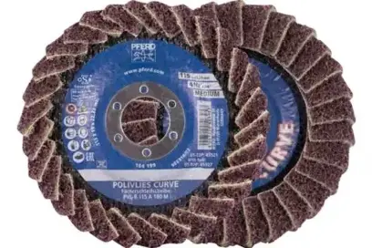 Lamelové brusné kotouče POLIVLIES pr. 115 mm Pferd PVL-R 115 A 180 M (PF4007220523964)