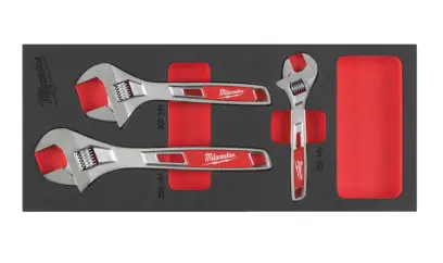Pěnová vložka s stavitelnými klíči Milwaukee 4932492397 (Sada 3 dílů) (MI4932492397)