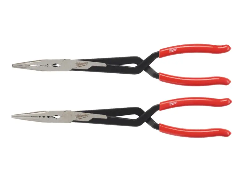 Dlouhé kleště Milwaukee Long Reach - rovné (Sada 2 ks) (MI4932492499)