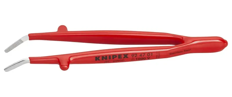 Univerzální zahnutá pinzeta 148 mm Knipex 92 47 01 VDE do 1000 V (K 92 47 01)