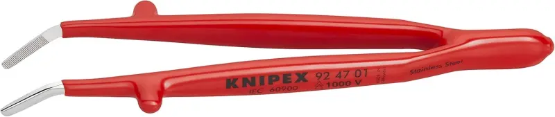 Univerzální zahnutá pinzeta 148 mm Knipex 92 47 01 VDE do 1000 V (K 92 47 01)