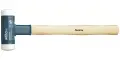 Palička Safety bez zpětného rázu 420 mm Wiha typ 8001, hickory rukojeť (hlava bílá: velmi tvrdá) (WIHA39014)
