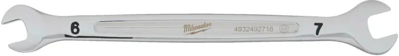 Oboustranný vidlicový klíč Milwaukee 6 x 7 mm (délka 122 mm) 4932492716 (MI4932492716)