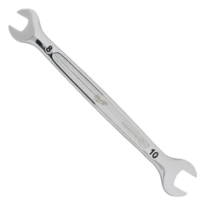 Oboustranný otevřený vidlicový klíč Milwaukee 8 mm x 10 mm, 4932492718