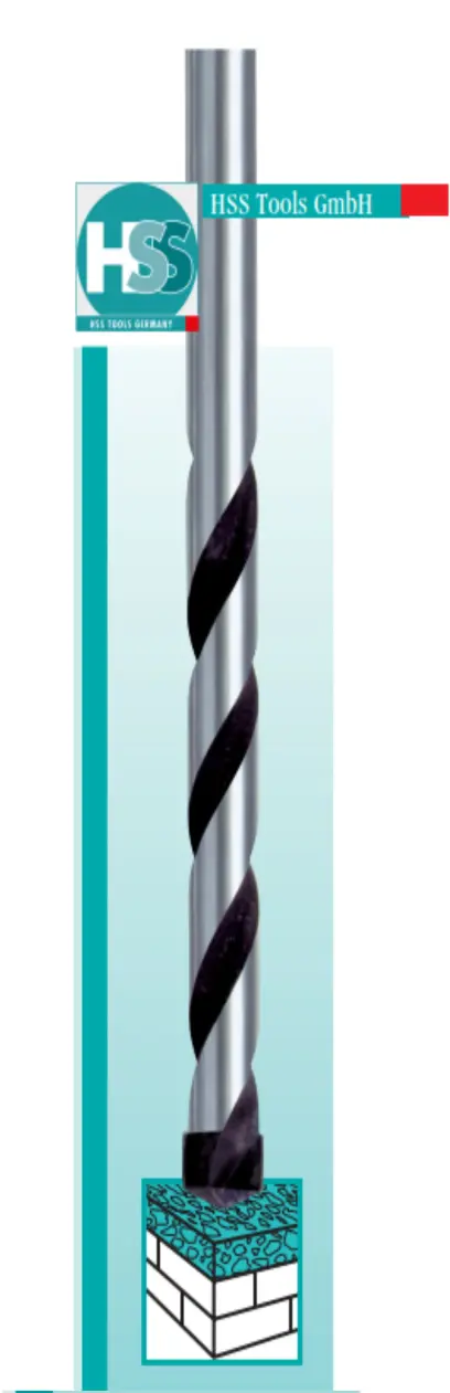 vrták do betonu tvrdokov 14,0 x 200 mm (HSS2093-1140)