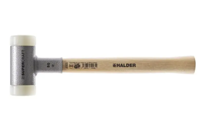 Palička 900g s měkkým čelem bez zpětného rázu SUPERCRAFT 50 mm nylon. Halder 3366.050