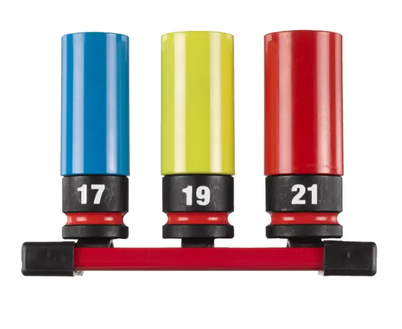 Průmyslové nástrčné hlavice Shockwave 1/2" 17 ÷ 21 mm Milwaukee 4932493370 (Sada 3 ks) (MI4932493370)