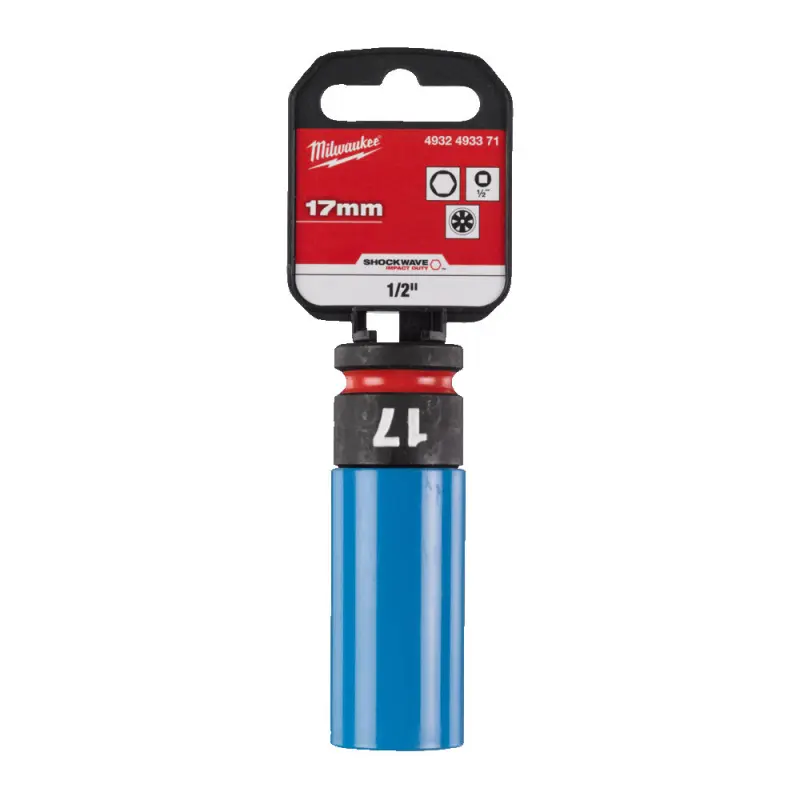 Průmyslová nástrčná hlavice Shockwave 1/2" 17 mm Milwaukee 4932493371 (MI4932493371)