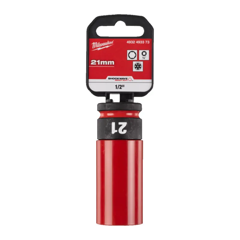 Průmyslová nástrčná hlavice Shockwave 1/2" 21 mm Milwaukee 4932493373 (MI4932493373)