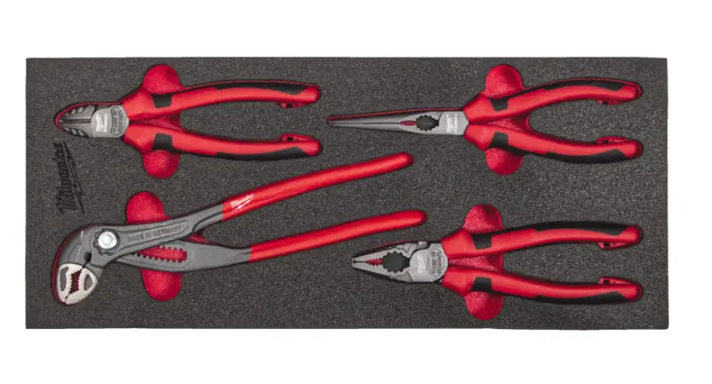 Pěnová vložka Milwaukee se sadou kleští (4 ks) 4932493631 (MI4932493631)