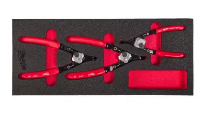 Pěnová vložka Milwaukee se sadou kleští na pojistné kroužky (3 ks) 4932493632 (MI4932493632)