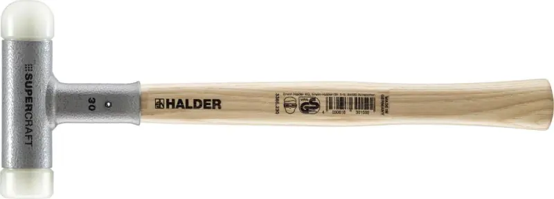Kladivo s měkkým čelem SU PERCRAFT 25 mm, s 1 zaobl enou hlavou bez zpětného rázu HALDER