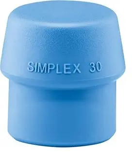 Hlava pro kladivo s měkký m čelem SIMPLEX měkký TPE , 80 mm bez oděru, měkká HALDER