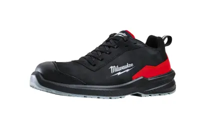 Bezpečnostní obuv, vodoodpudivá kůže nubuk, Milwaukee Flextred™ S3S 1L110133 ESD SC FO SR černá barva (vel.44), 4932493722