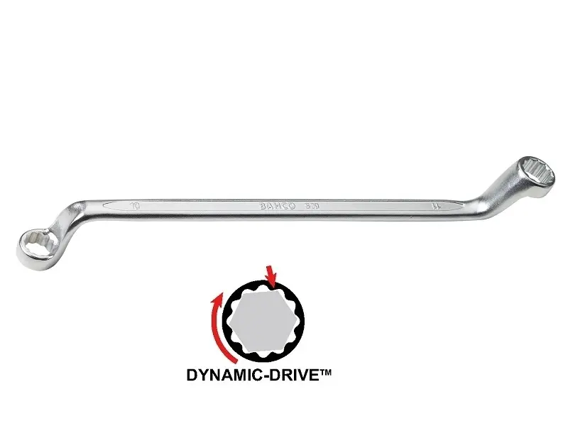 Očkový klíč vyhnutý 75° 12x13 BAHCO SBS30-12-13 (BAHSBS30-12-13)