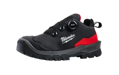 Bezpečnostní obuv, svršek z mikrovlákna, polobotky, systém BOA® Milwaukee Armourtred™ B1L110111W ESD HRO SC FO LG SR černá barva (vel.43), 4932493787