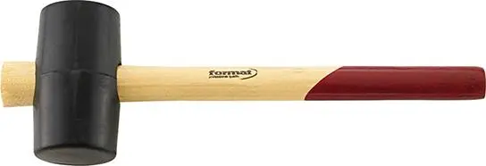 Kladivo gumový kompozit v elikost 4A 90mm černé FOR MAT