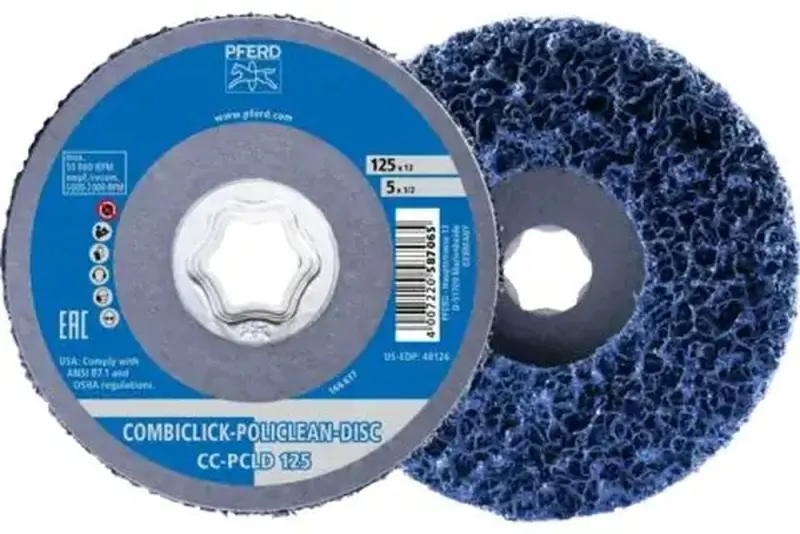 Čisticí rouno COMBICLICK POLICLEAN PLUS pr. 125 mm pro hrubé úklidové práce (PF4007220587867)