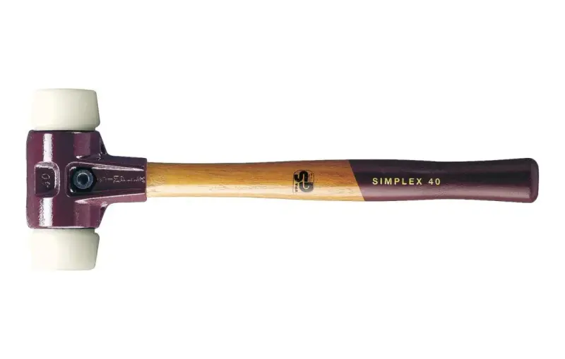 Kladivo s měkkým čelem SIMPLEX nylon 40 mm Halder 3008.040