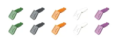 Barevné klipy Knipex 00 61 10 C V02 ColorCode mix barev 2 (10 ks) (K 00 61 10 C V02)
