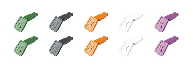 Barevné klipy Knipex 00 61 10 C V02 ColorCode mix barev 2 (10 ks) (K 00 61 10 C V02)