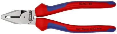 Kombinované kleště 180 mm Knipex 02 02 180 SB - silové (K 02 02 180 SB)