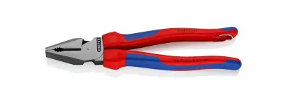 Silové kombinované kleště Power 225 mm Knipex 02 02 225 T BK s upevňovacím očkem (K 02 02 225 T BK)