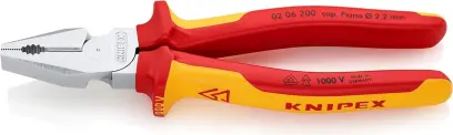 Kombinované kleště 200 mm Knipex 02 06 200 SB - silové (K 02 06 200 SB)