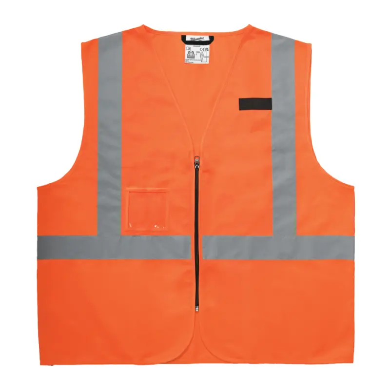 Pracovní vesta Milwaukee s vysokou viditelností oranžová (4XL/5XL) 4932498001 (MI4932498001)
