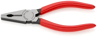 Kombinované kleště 140 mm Knipex 03 01 140 SB - potaženo plastem (K 03 01 140 SB)