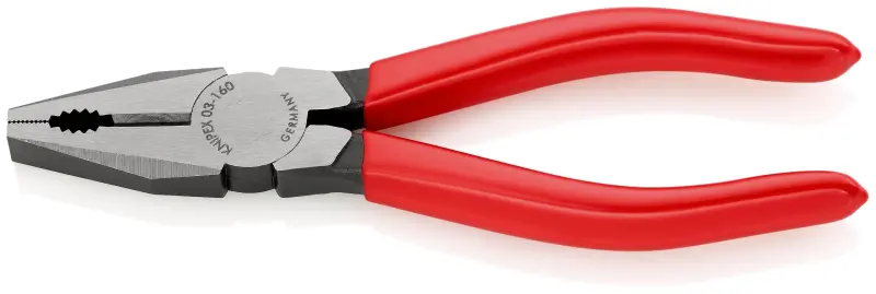 Kombinované kleště 160 mm Knipex 03 01 160 SB - potaženo plastem (K 03 01 160 SB)