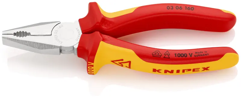 Kombinované kleště 160 mm Knipex 03 06 160 SB (K 03 06 160 SB)