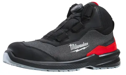 Bezpečnostní obuv, textilní svršek, systém BOA® Fit Milwaukee Flextred™ S1PS B1M110133 ESD FO SR černá barva (vel.46), 4932498103 (MI4932498103)