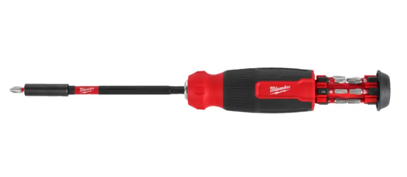 Šroubovák s úložištěm bitů Milwaukee, Shockwave Multi-bit 14v1 (HEX, PH, PZ, SL a Torx) - Sada 14 dílů (MI4932498174)