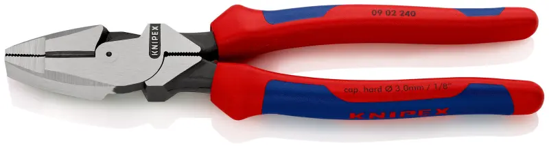 Kombinované kleště 240 mm Knipex 09 02 240 SB - silové, americký model (K 09 02 240 SB)