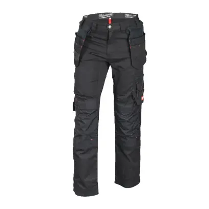 Pracovní kalhoty Milwaukee FREEFLEX WP BL 48, černé, Vel. 48/M, 4932498192