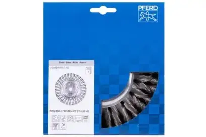 Kotoučový kartáč pr. 178 mm COMBITWIST Pferd POS RBG 17813/22,2 CT ST 0,50 HD (splétaný) (PF4007220600313)